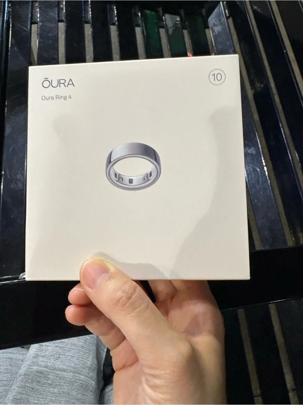 Oura Ring silver 4 size 10 new sealed